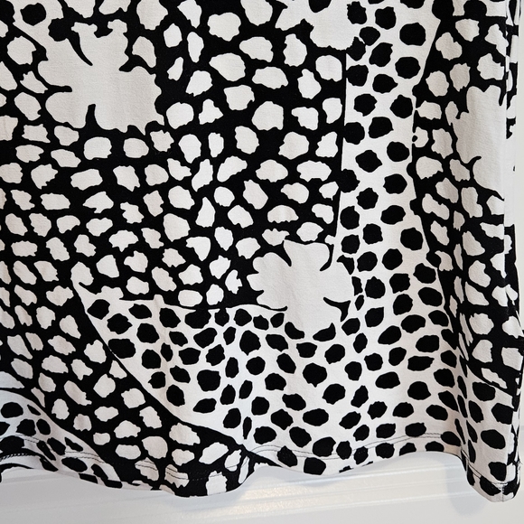 Ted Baker London Lucys Black White Floral Spotted Blouse Size 3 Medium - Picture 4 of 9